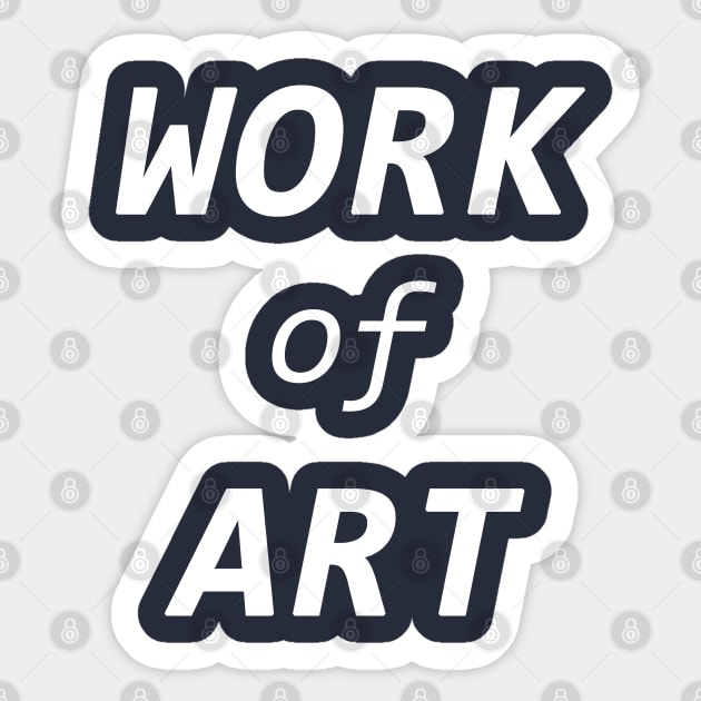 Work of Art Sticker by Pushloop